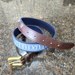 Vineyard Vines Blue Golf Belt Size 36
